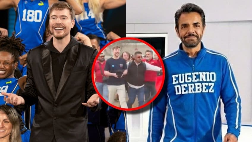 Sorprende visita de Eugenio Derbez y MrBeast a comunidad del Estado de México