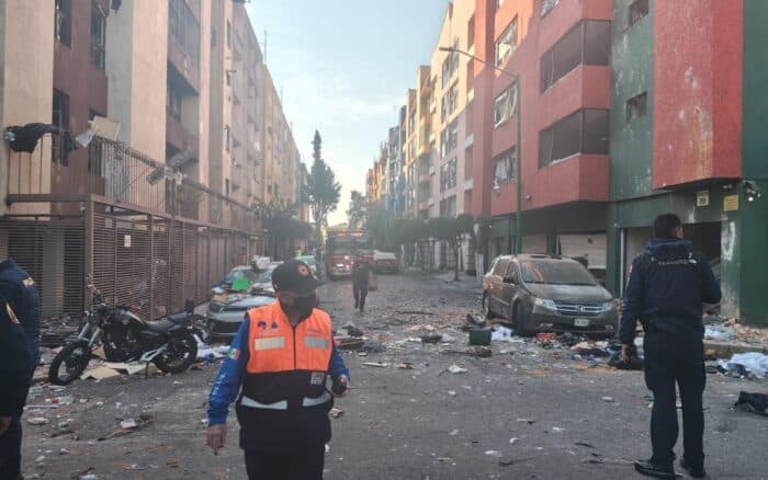 Explosión de gas deja 4 heridos en Coyoacán