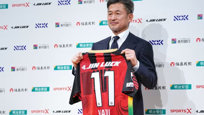Kazuyoshi Miura, el futbolista que sigue activo a sus casi 60 años