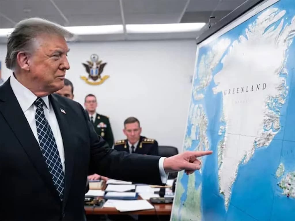 Contempla Trump intervención militar para anexar a Groenlandia