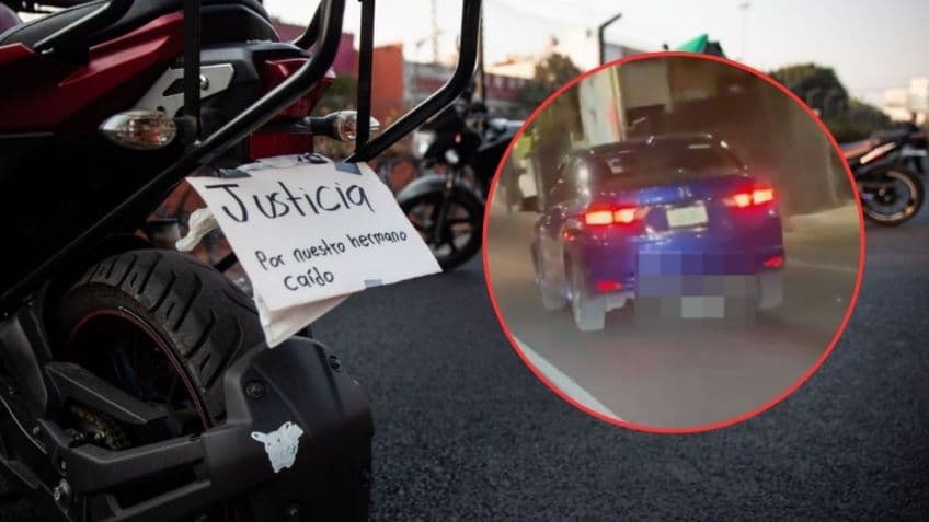 "Por un Reclamo" la causa del atropellamiento del motociclista de Iztapalapa