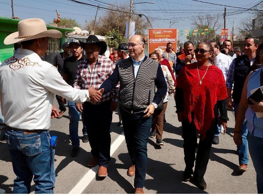 Entrega Galindo obra número 100 en un año