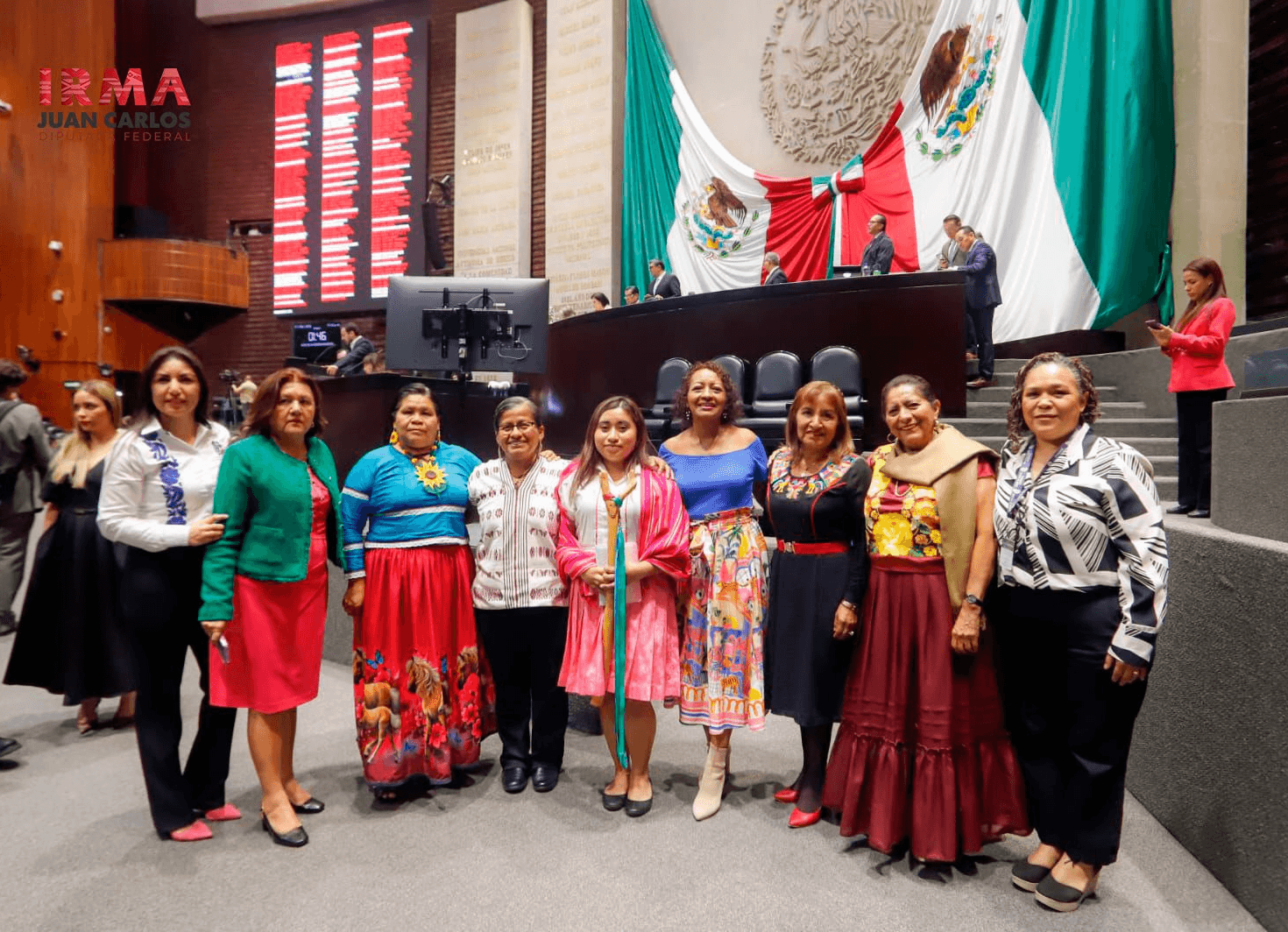 Presenta potosina discurso en lengua xi’iuy en Congreso de la Unión