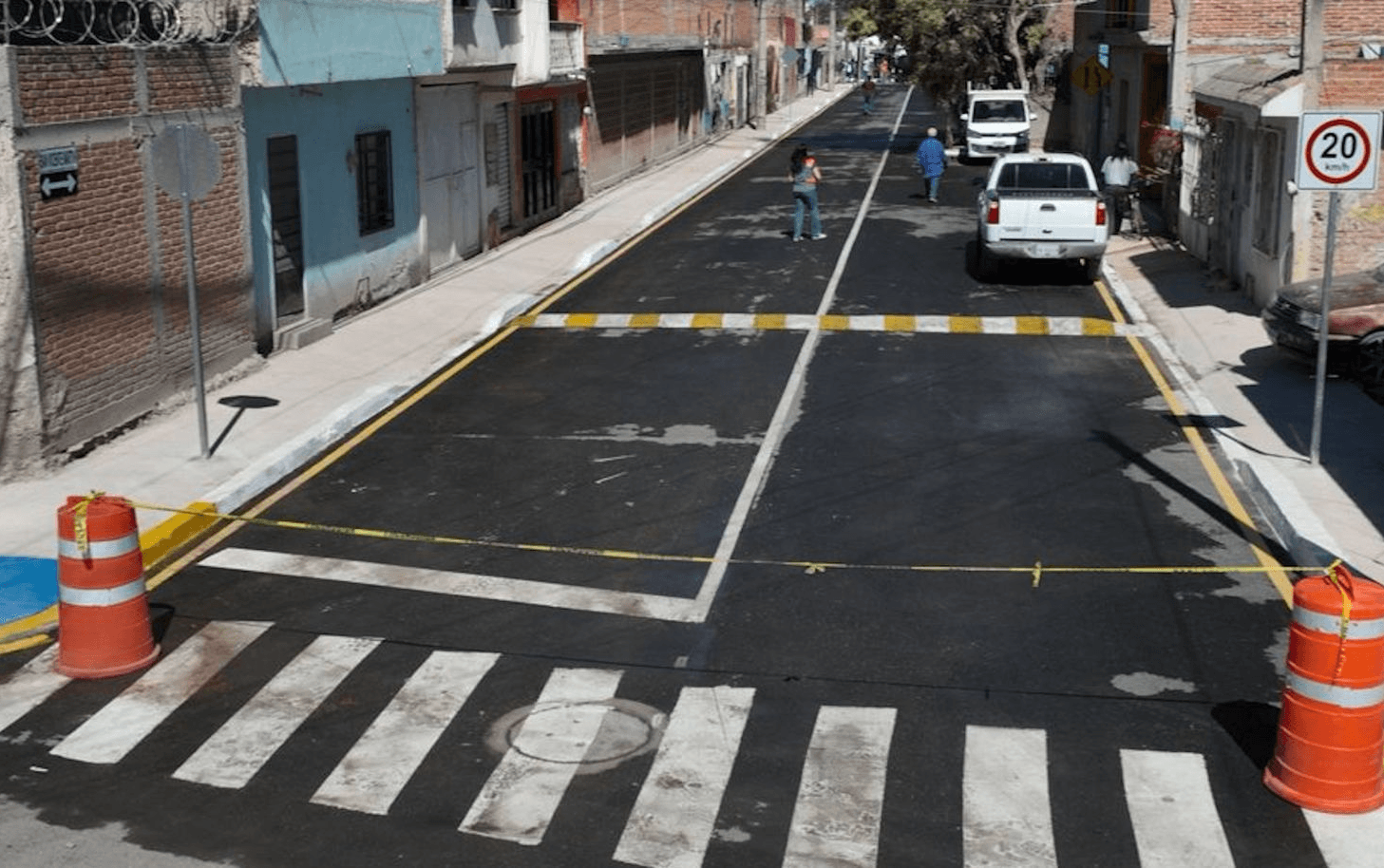 Continúa modernización de vialidades al norte de la Capital