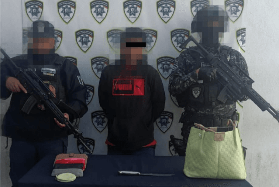 Detienen a malandro que amenazó a mujer para robarla
