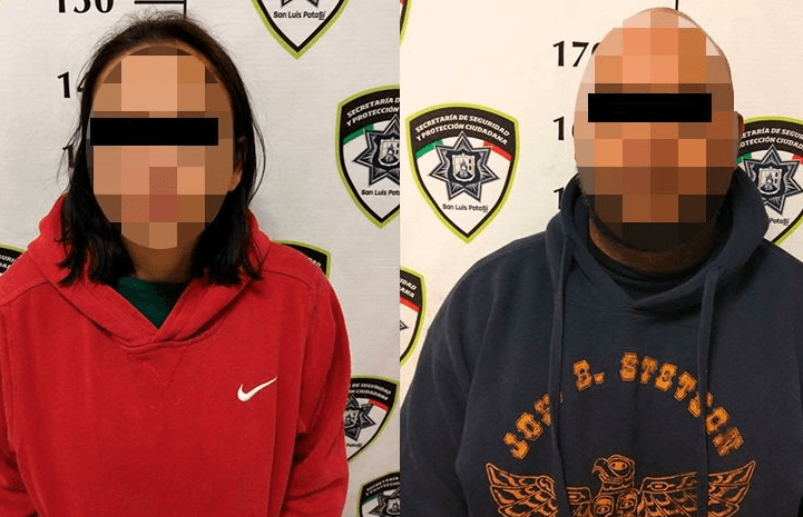 Parejita se agarra a trancazos en el Barrio de San Sebastián