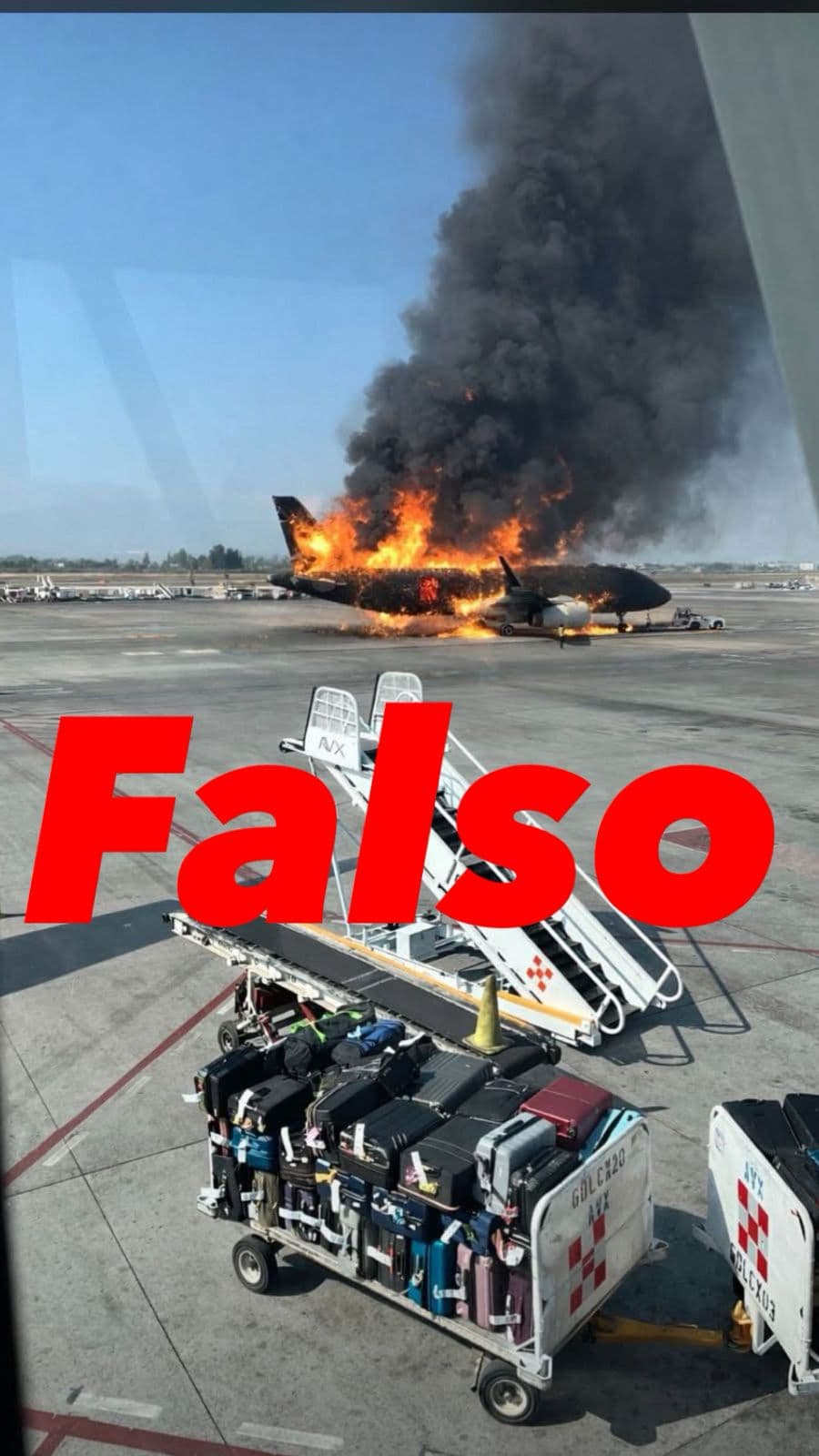 Descartan incendio de avión en aeropuerto de Guadalajara