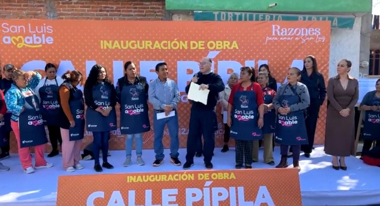 Rehabilitan calle Pípila en la Colonia General I. Martínez