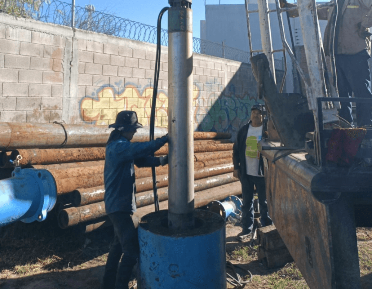 Vuelve a operar el pozo Mezquital III al norte de la Capital