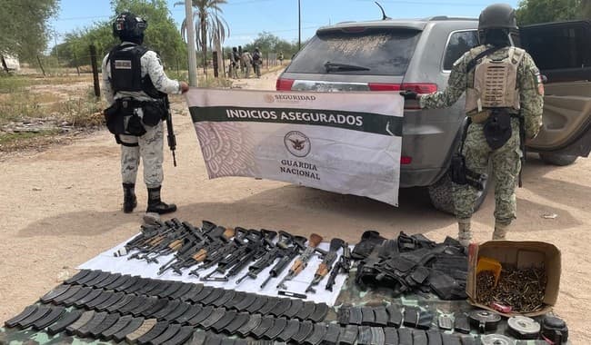 Informe militar ubica al estado como punto clave en rutas de tráfico de armas