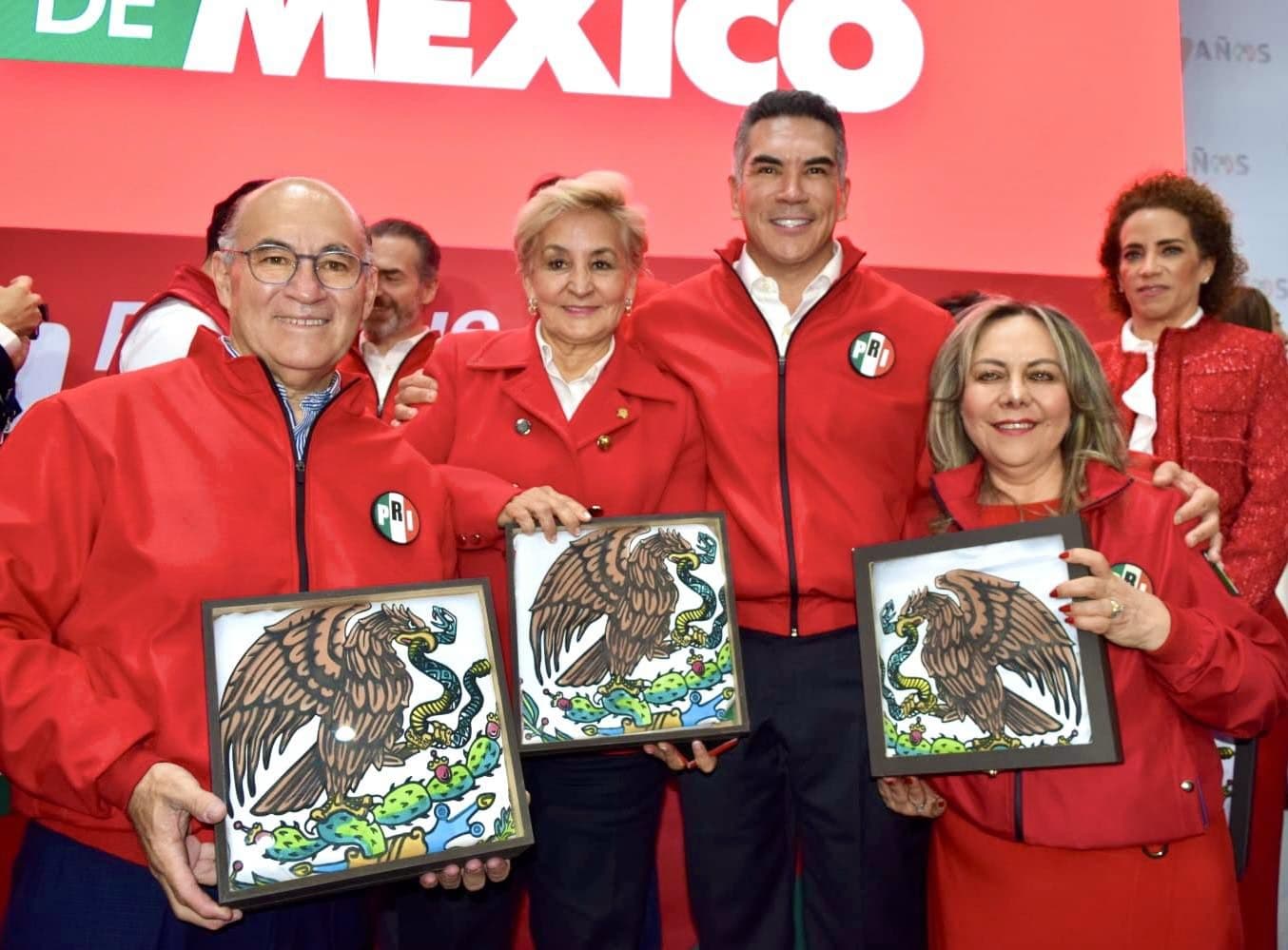 PRI nombra a Galindo, Rocha y Azuara “Defensores de México” en SLP