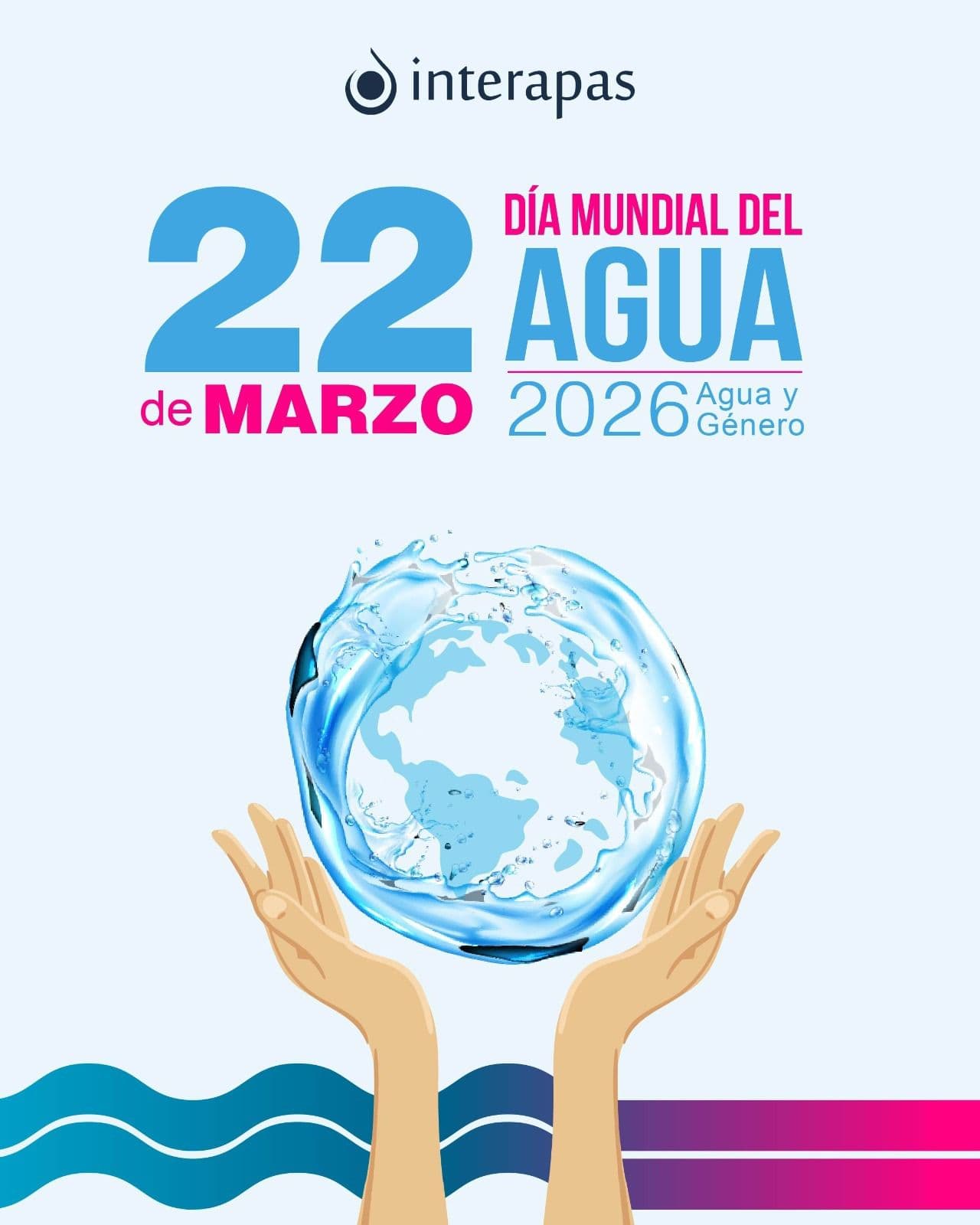 Conmemora Interapas Día Mundial del Agua con enfoque de Género