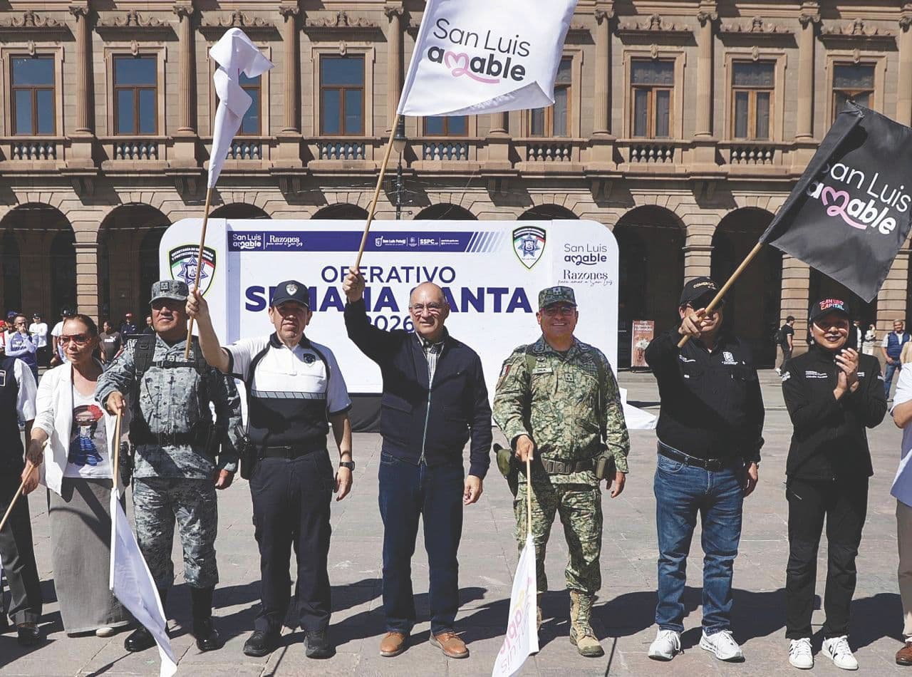 Arranca operativo de Semana Santa con despliegue total de seguridad en SLP