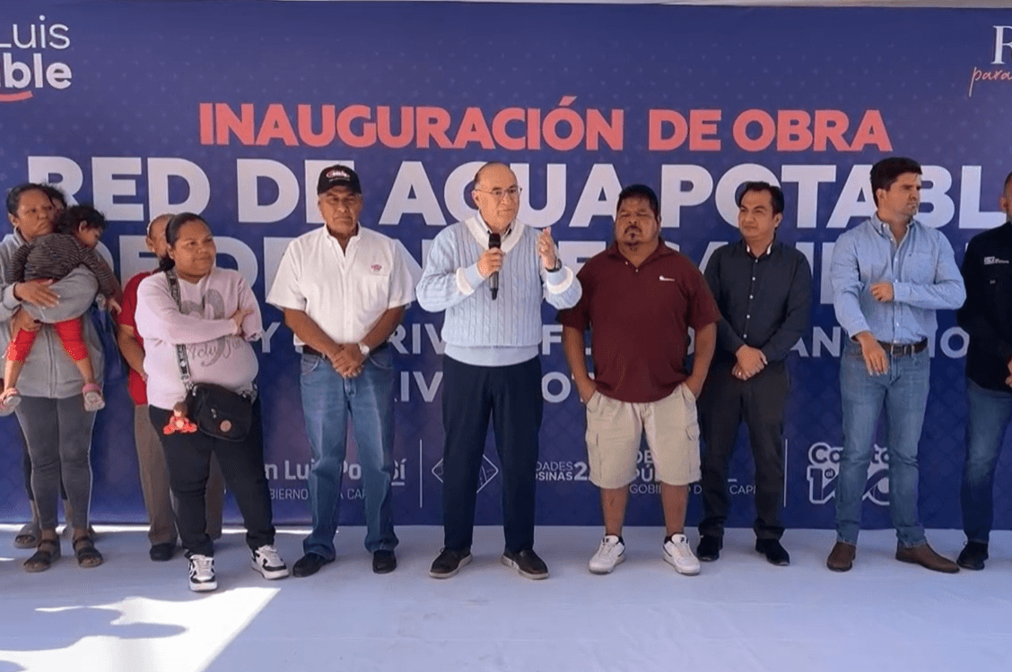 Inauguran red de agua potable en General I. Martínez y Tierra Blanca