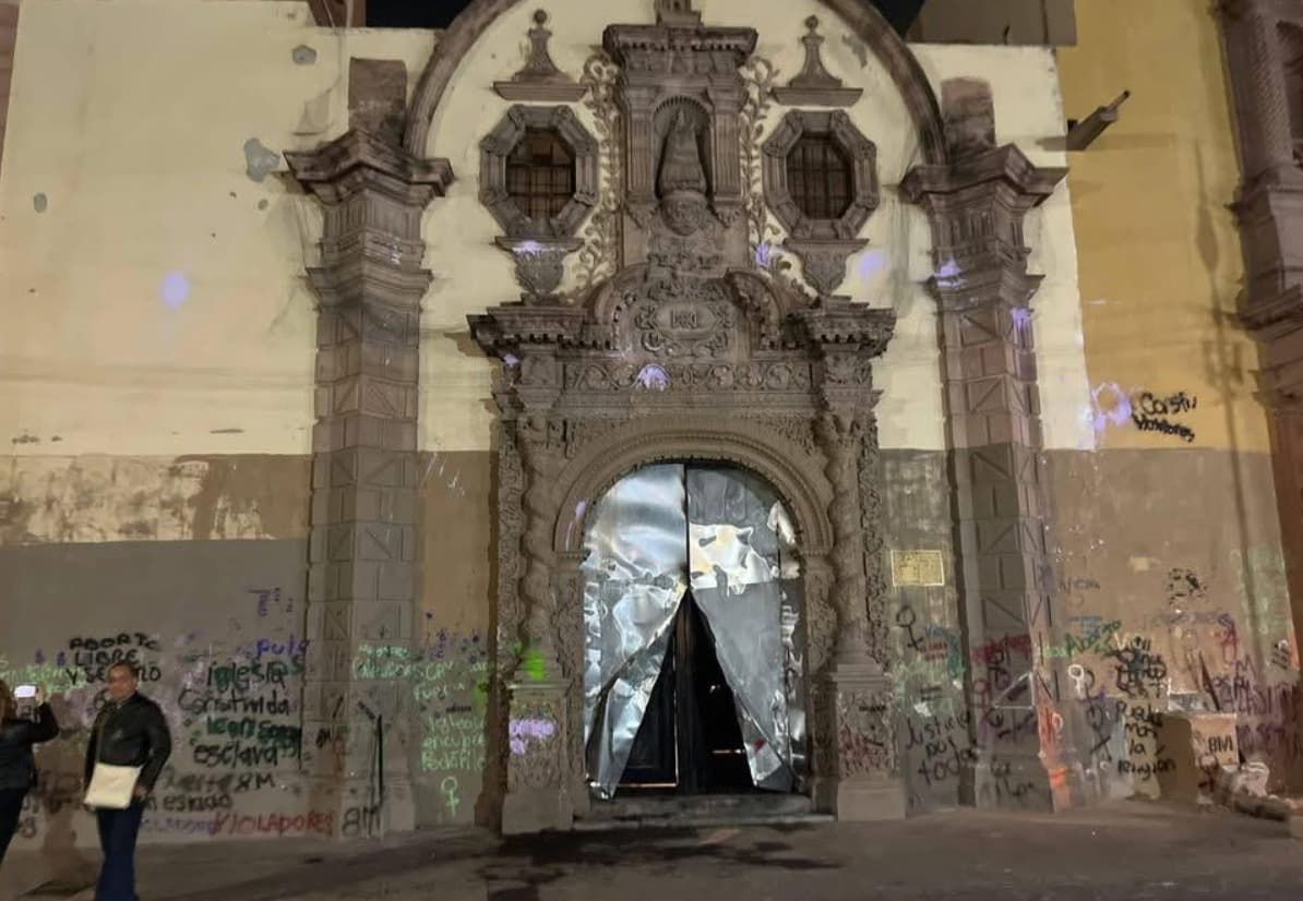 Niega Iglesia criminalizar a mujeres por daños al Templo de la Compañía