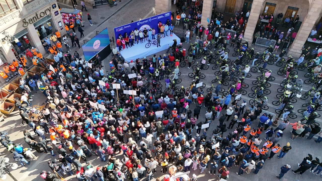 Ponen a rodar la Capital con 500 bicis