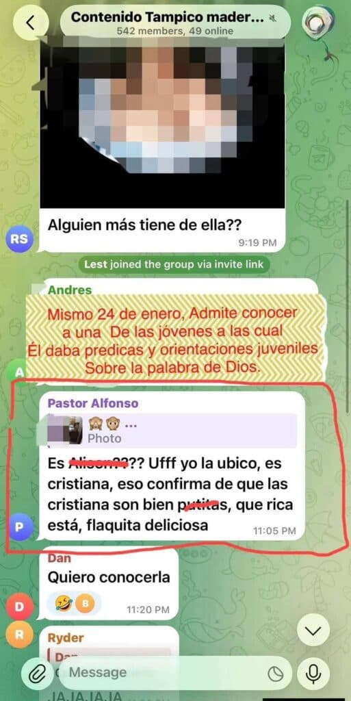 Cachan a pastor de Tamazunchale en grupos de P@ck$