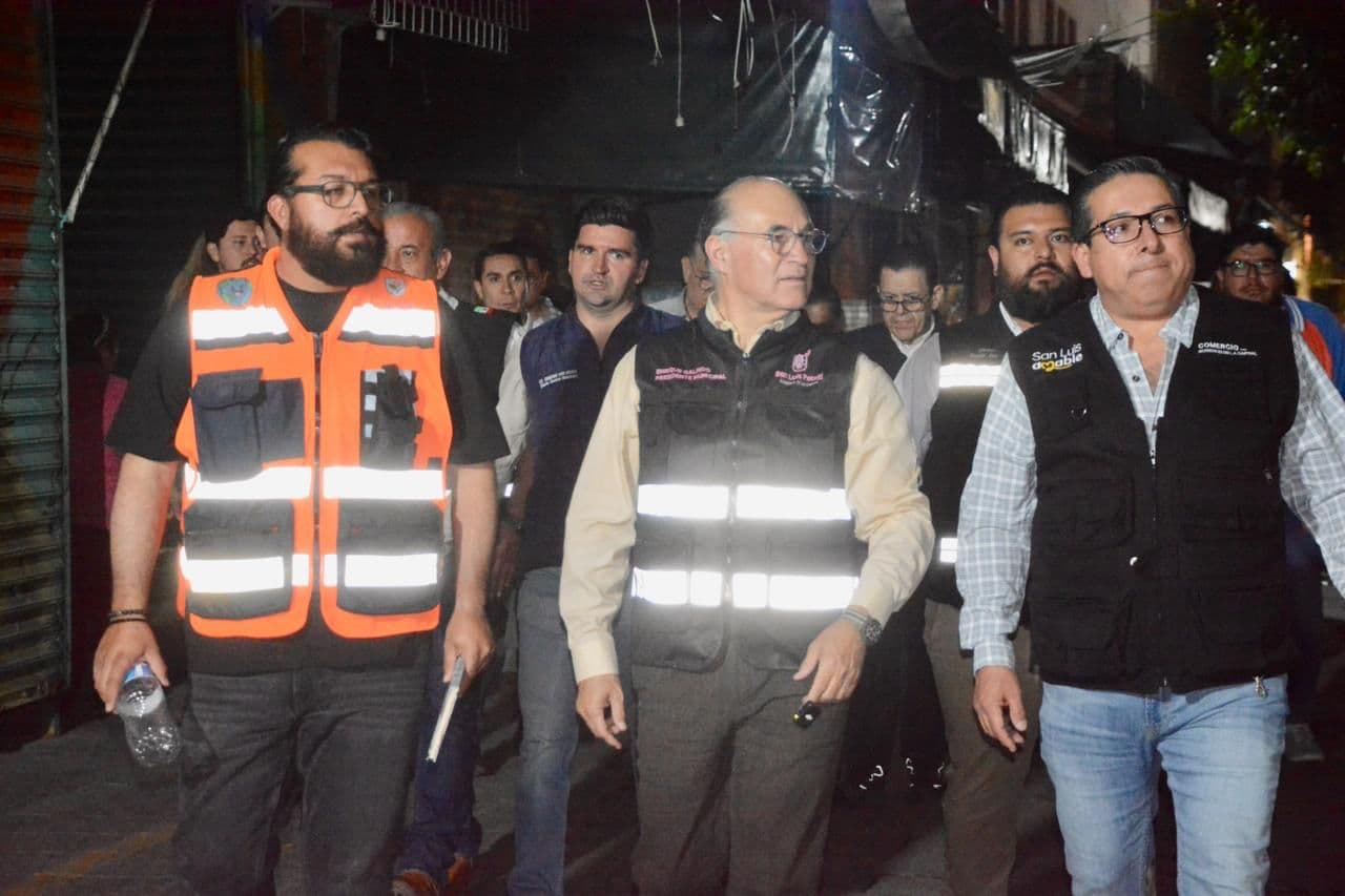 Supervisan en recorrido nocturno el Centro Histórico
