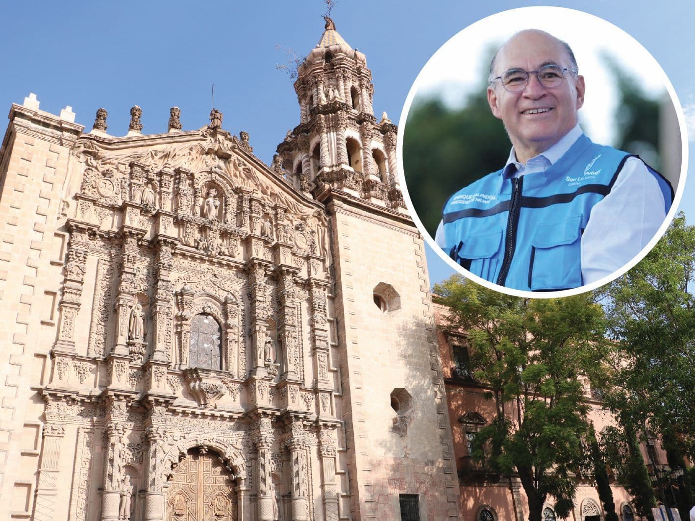 Consigue Galindo cinco mdp para segunda etapa de restauración del Templo del Carmen