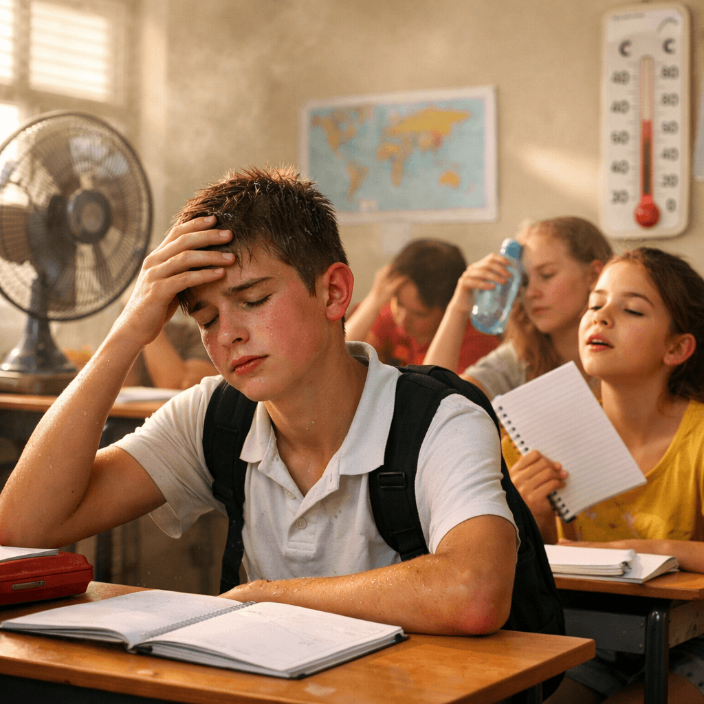 Refuerzan medidas ante altas temperaturas en escuelas