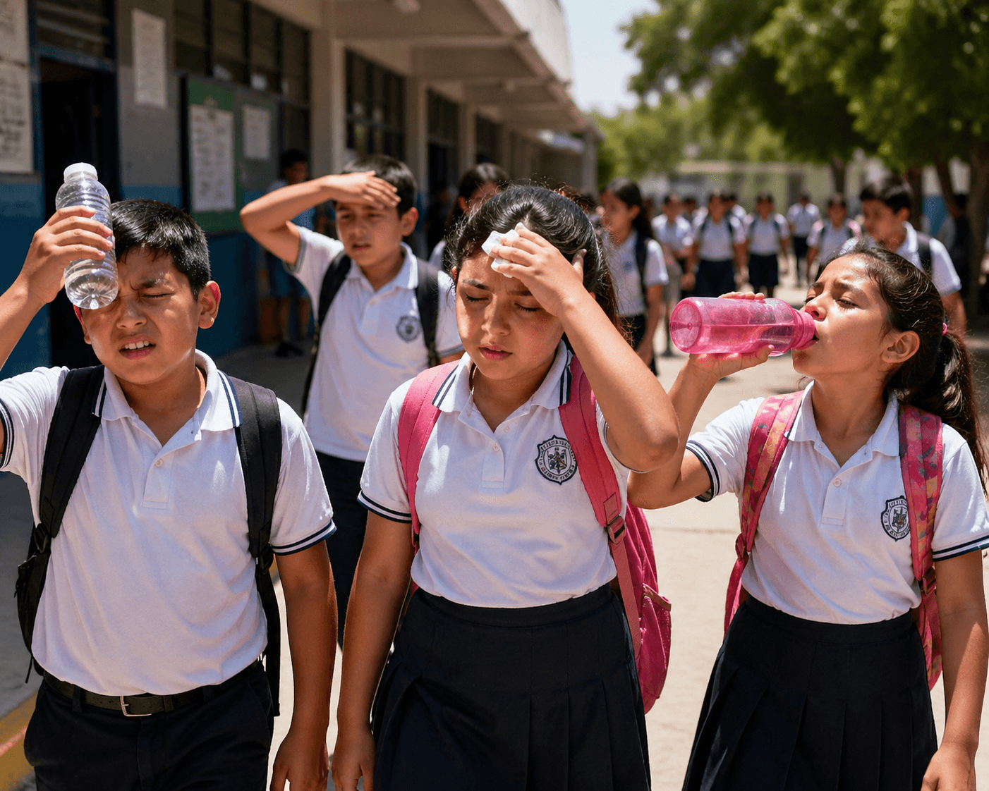 Acortarían ciclo escolar por altas temperaturas en SLP