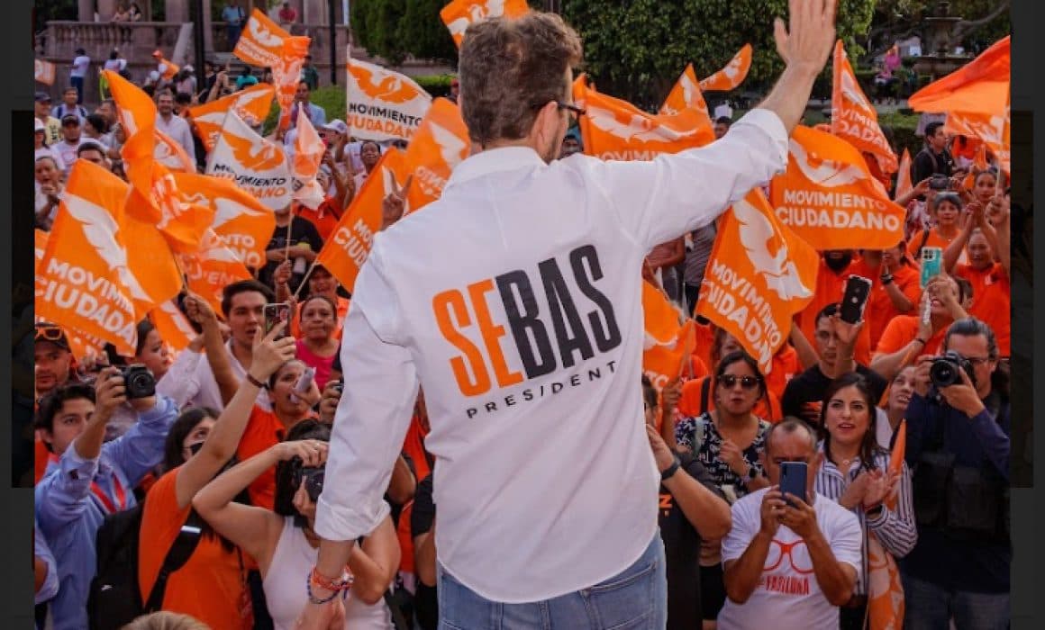 Campaña de Sebastián Pérez inició en centro histórico de SLP