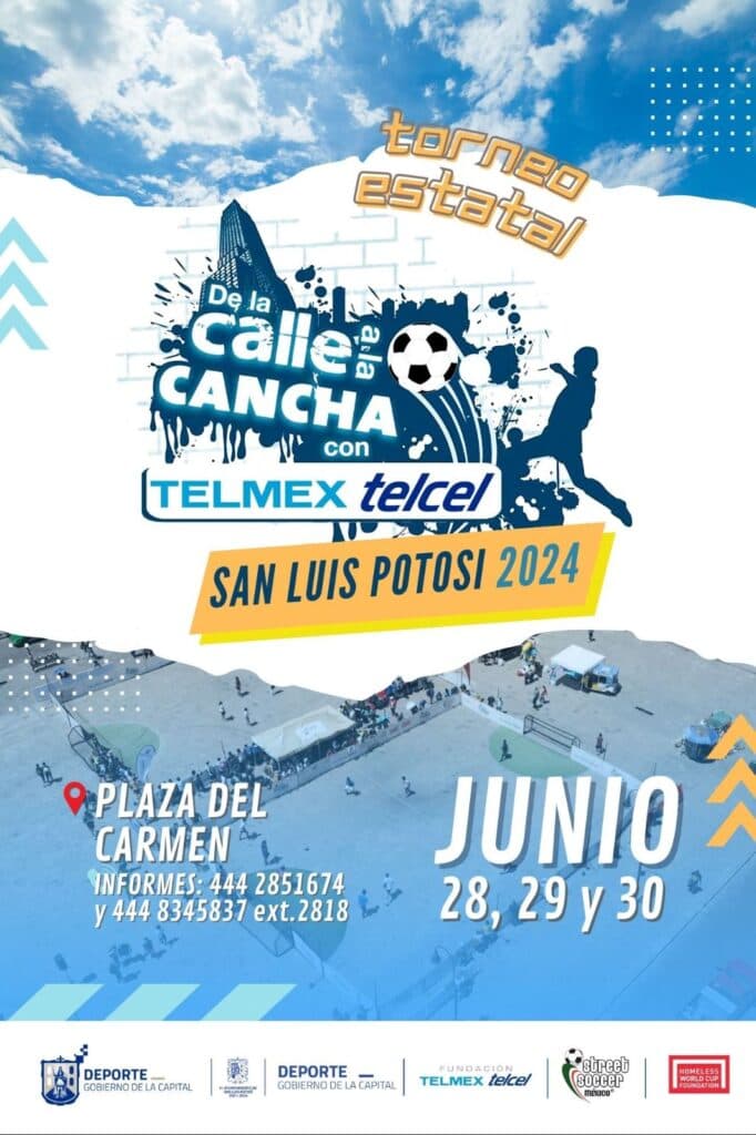 Abren registros para torneo estatal Telmex de Futbol Street