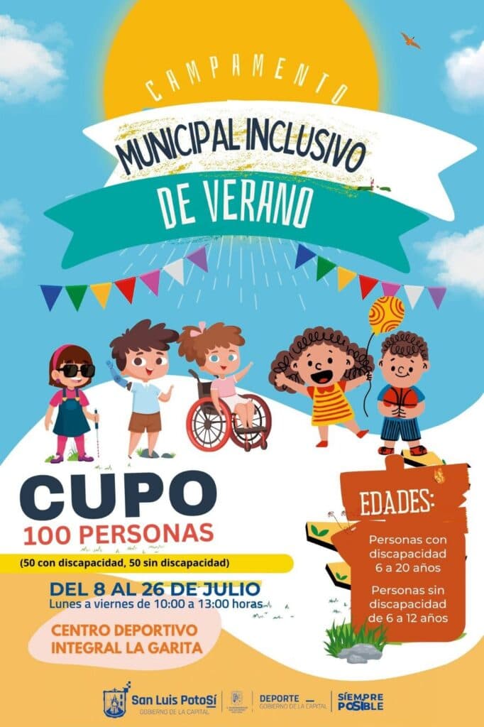Se prepara Campamento de Verano Inclusivo para niños en la capital