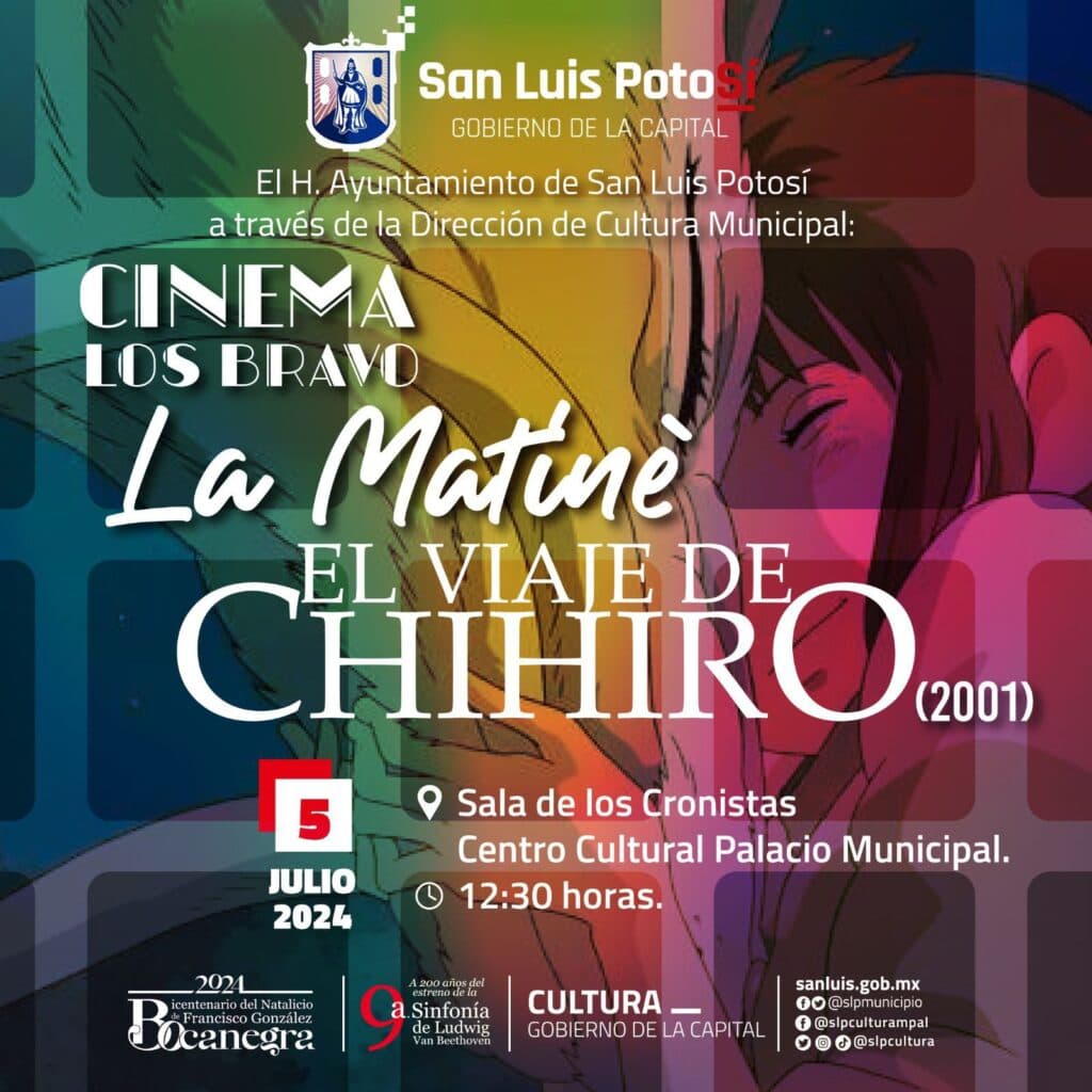Llega El Viaje de Chihiro a palacio municipal de la capital