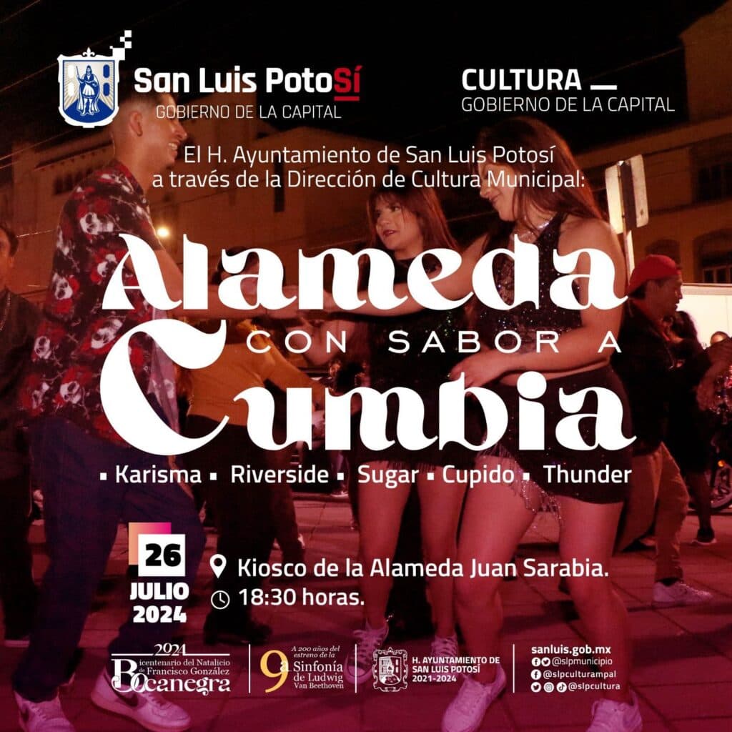 Llevará a cabo Ayuntamiento evento de cumbia en la Alameda