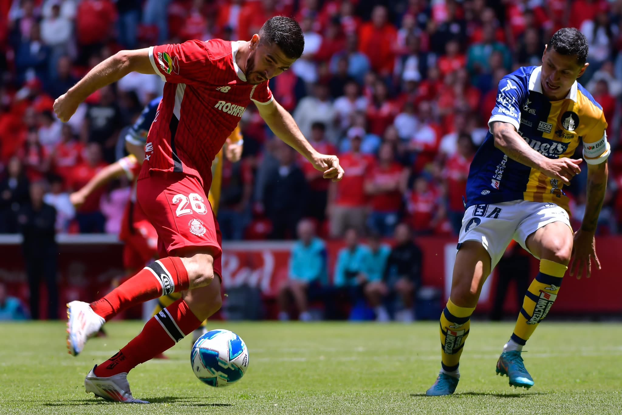 Cae Atlético de San Luis ante Toluca con 2 goles en contra