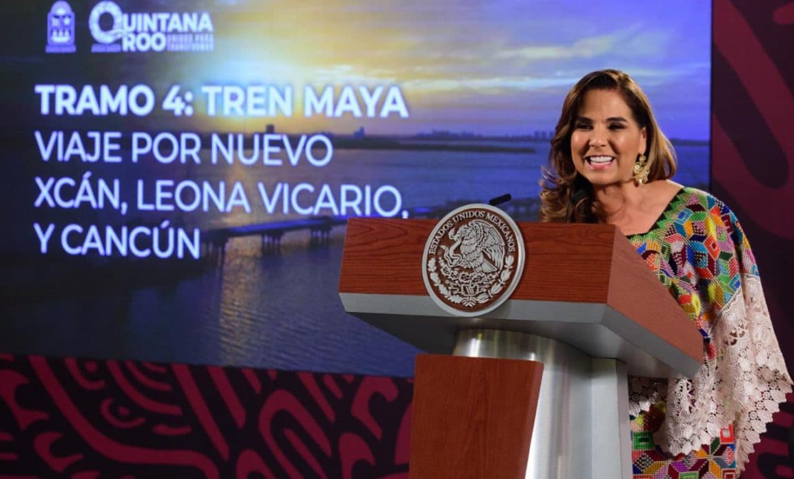 Agradece Mara a AMLO invertir 200 mil mdp en Quintana Roo
