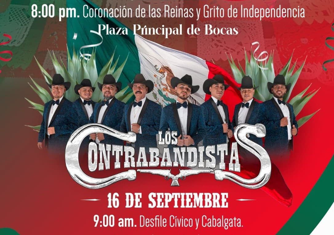 Prepara Delegación de Bocas gran celebración por las fiestas patrias