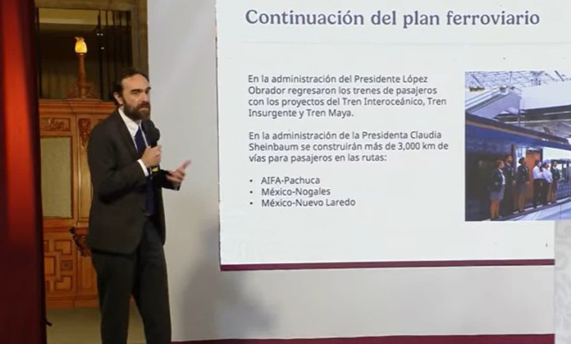 Asignan 157 mil mdp para proyectos ferroviarios en 2025