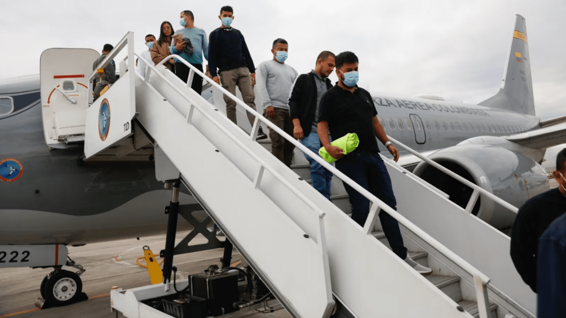Colombia recibe a migrantes deportados de Estados Unidos