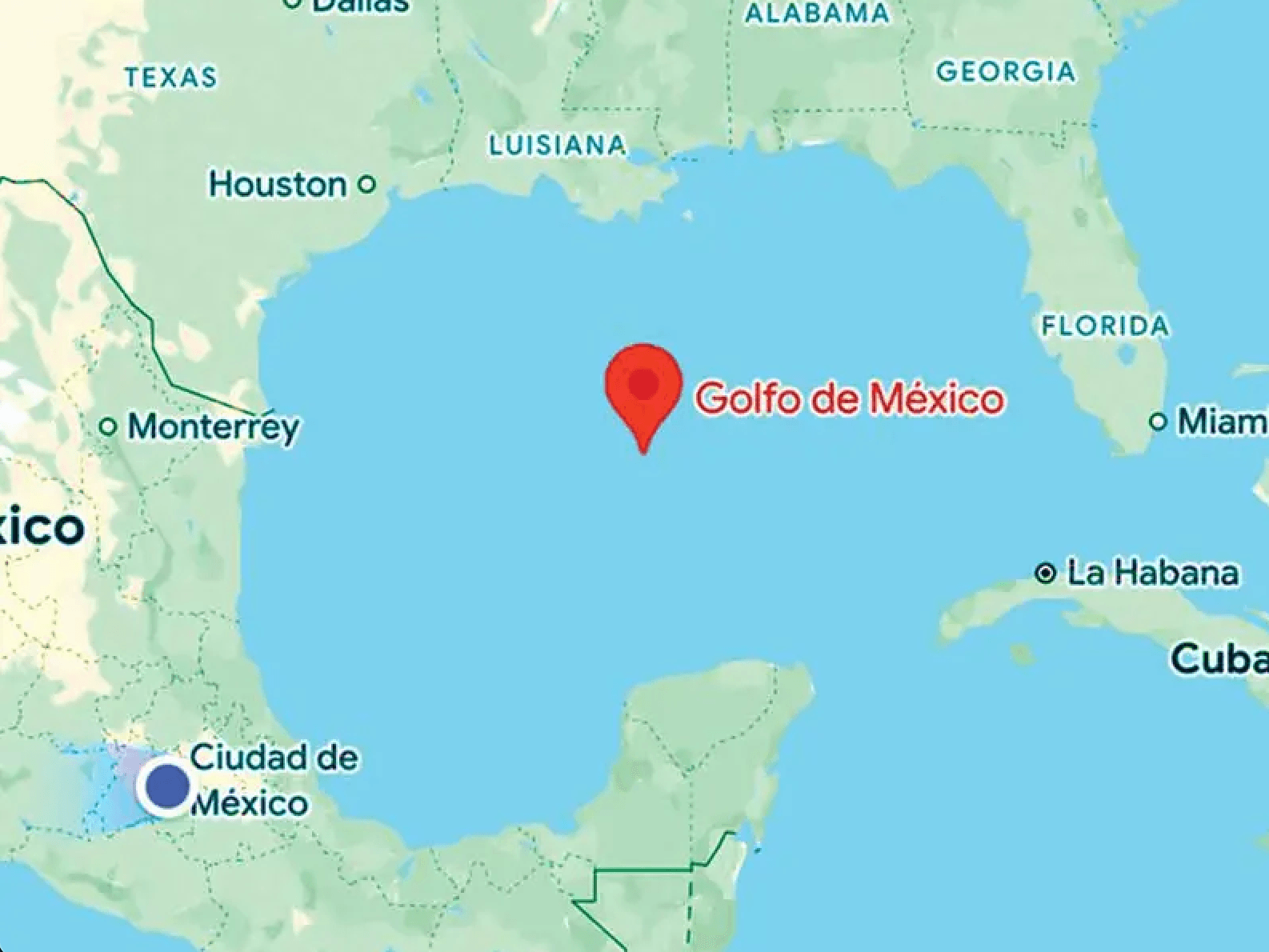 Mexicanos rechazan el decreto de Trump para cambiar el nombre del golfo de México