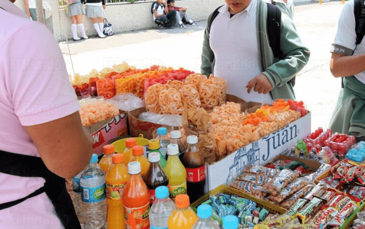 Prohibición de venta de comida chatarra en escuelas: multas y regulaciones
