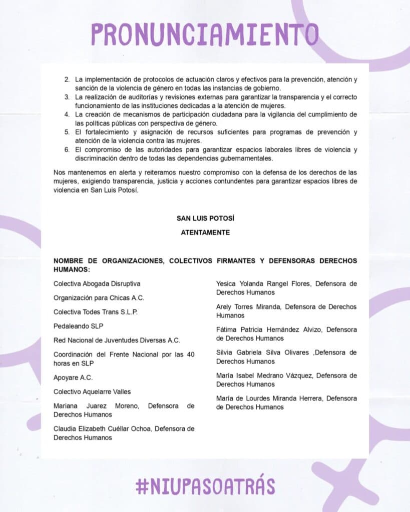 Denuncian nepotismo de Directora de la Instancia de las Mujeres en Pozos