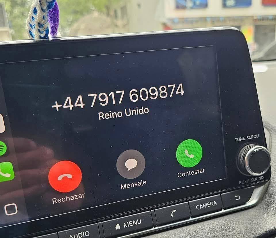 Si has recibido llamadas o mensajes de Reino Unido estás en peligro