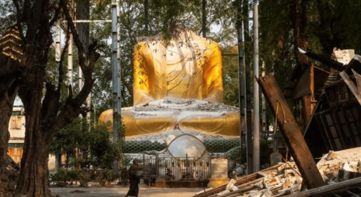 Mandalay, la ciudad de oro, devastada por el terremoto en Myanmar