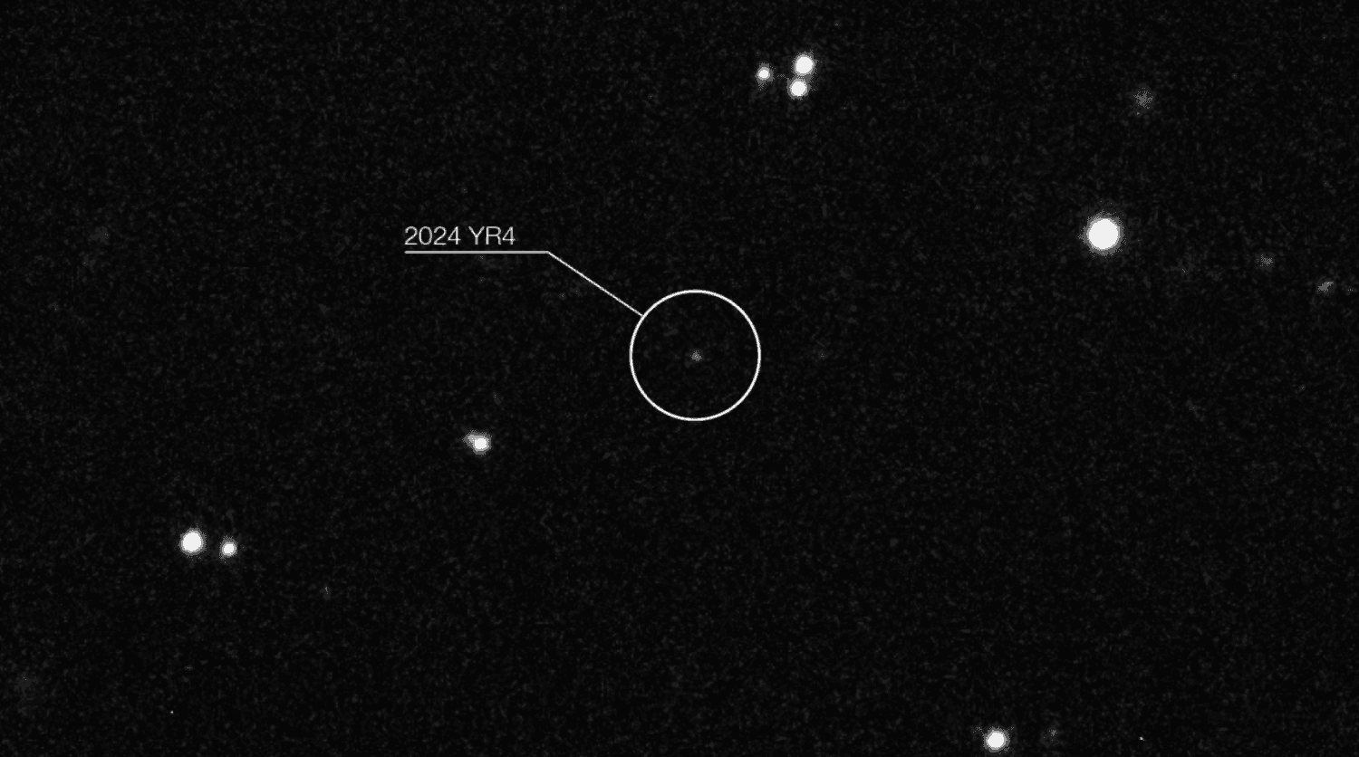 El asteroide 2024 YR4 cambia de objetivo y ahora podría impactar la Luna