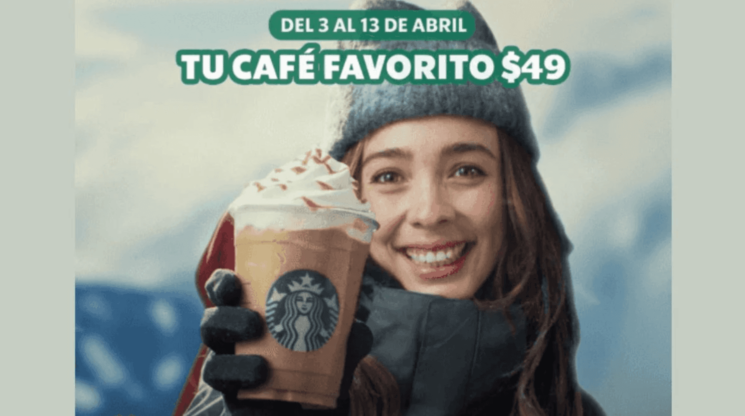 Promoción de Starbucks: bebidas grandes a 49 pesos solo por Delivery