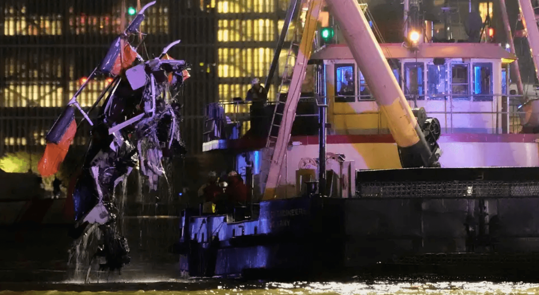 Seis muertos tras accidente de helicóptero en el río Hudson