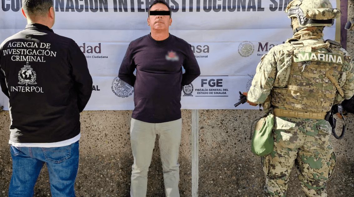 Capturan en Culiacán a presunto operador del Cártel de Sinaloa con orden de extradición a EE. UU.