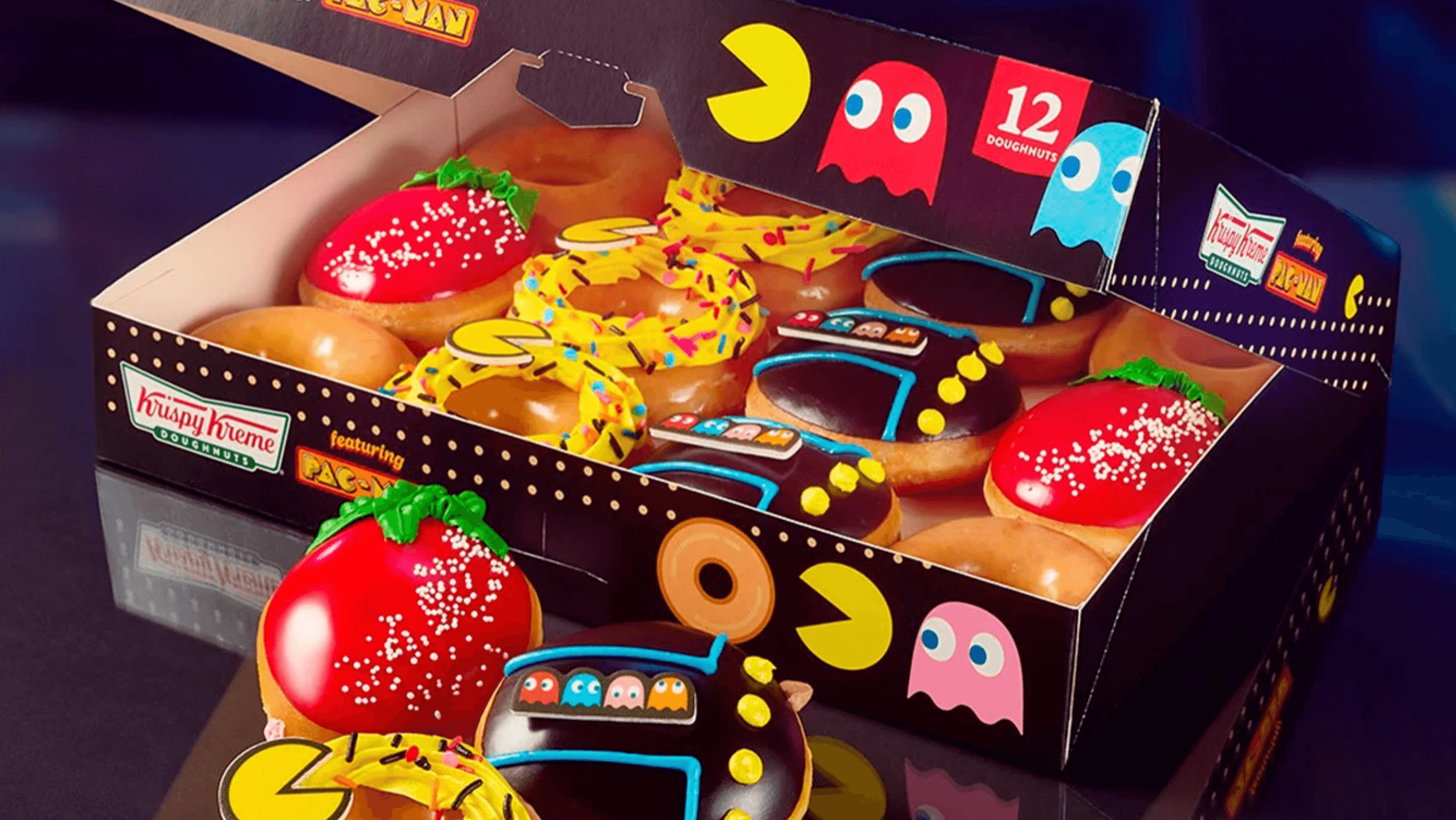 Krispy Kreme celebra el 45 aniversario de Pac-Man con nuevos donuts exclusivos