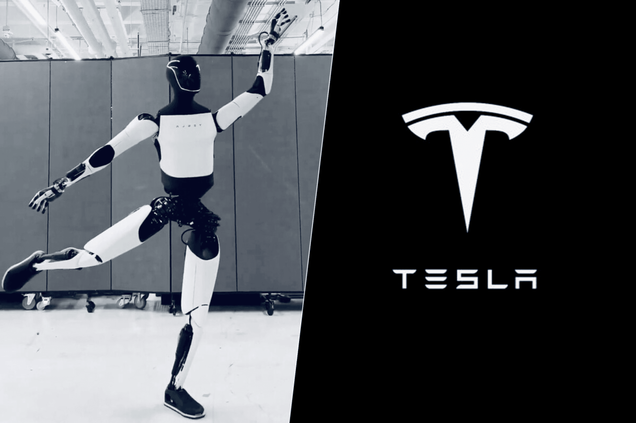 Tesla muestra a Optimus en movimiento sin asistencia externa