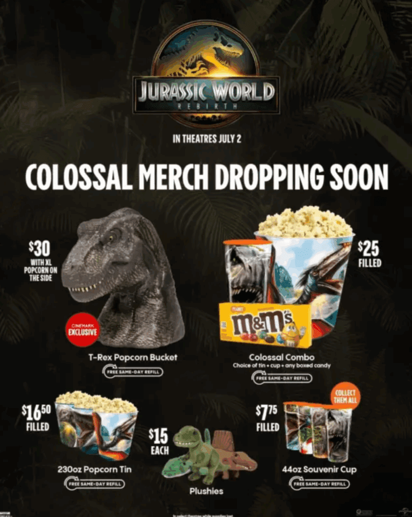 Jurassic World: El renacer llega con nuevos coleccionables en cines de Estados Unidos
