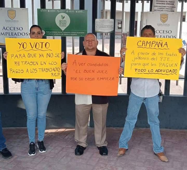 Paro indefinido en el Poder Judicial de SLP por falta de pagos y abandono institucional