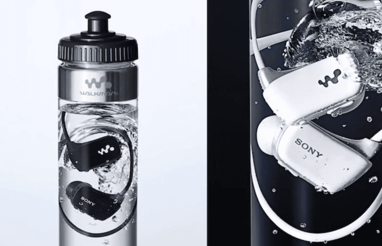 Sony lanza campaña innovadora para promocionar su Walkman acuático