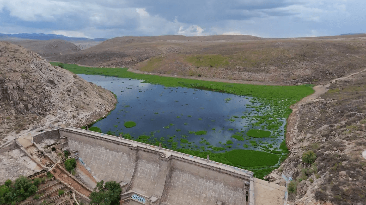 Aumentan niveles en presas potosinas tras recientes lluvias